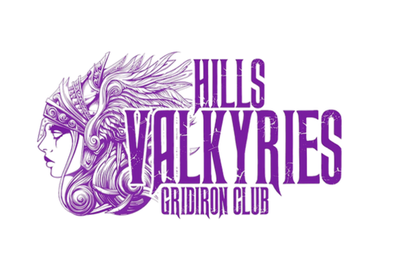 Hills Valkyries Gridiron Club logo